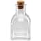 Mini Square Glass Bottle with Cork By Ashland&#xAE;